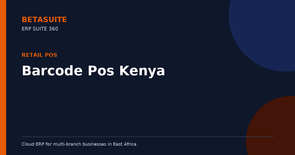 Barcode Pos Kenya