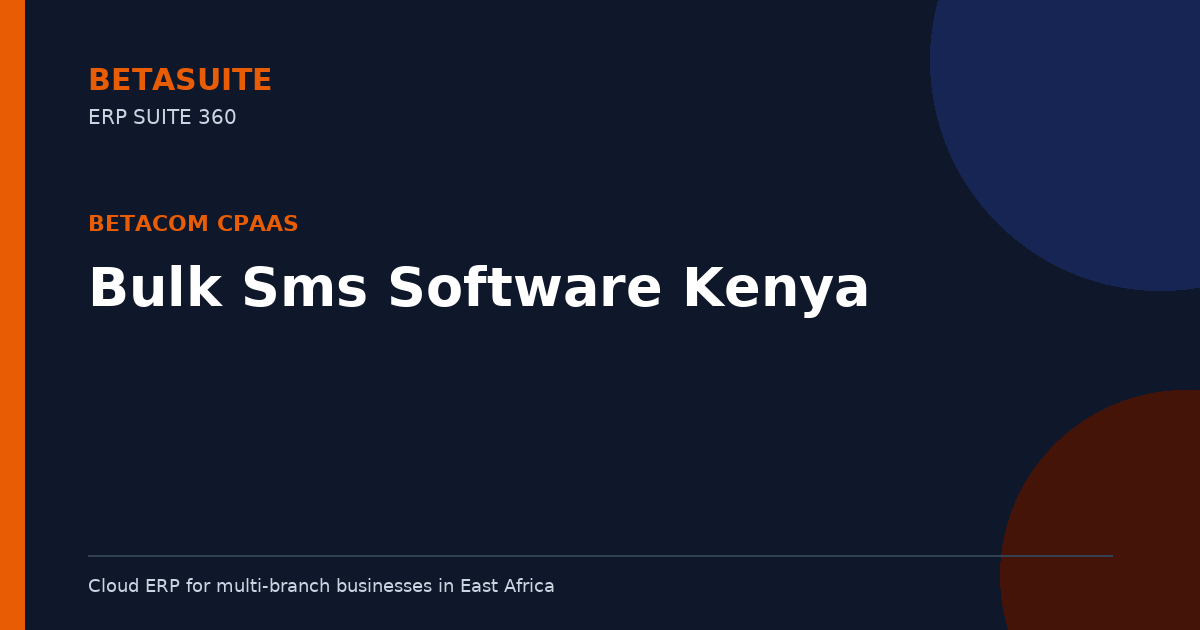 Bulk Sms Software Kenya