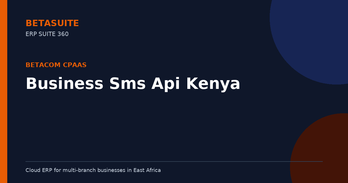 Business Sms Api Kenya