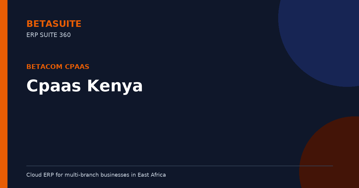 Cpaas Kenya