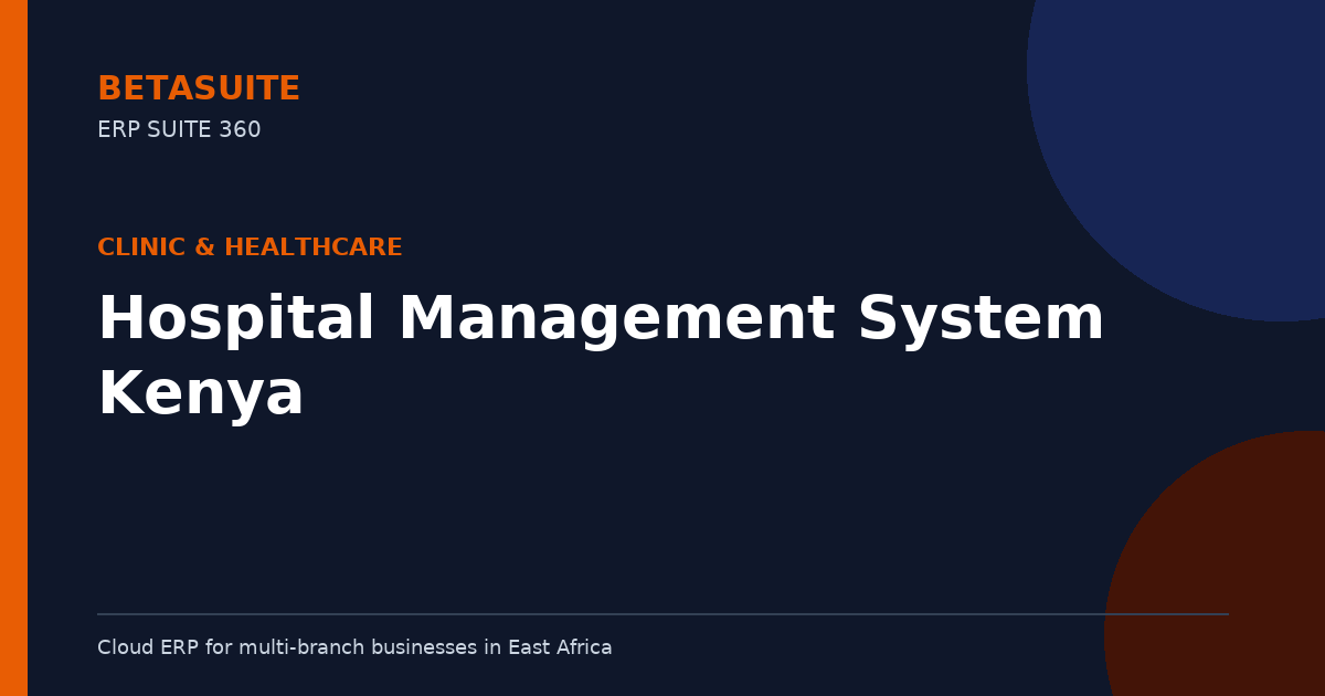 Hospital Management System Kenya