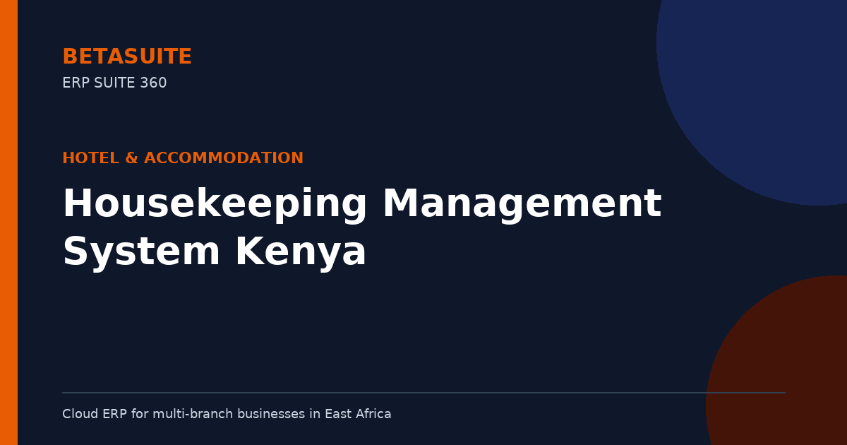 Housekeeping Management System Kenya