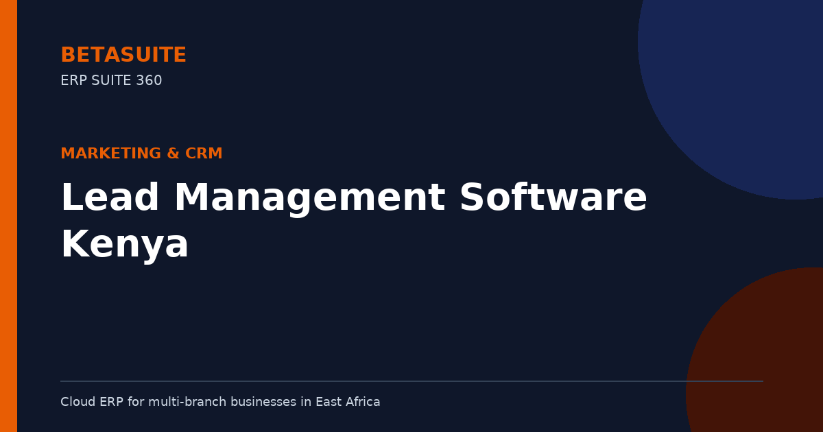 Lead Management Software Kenya
