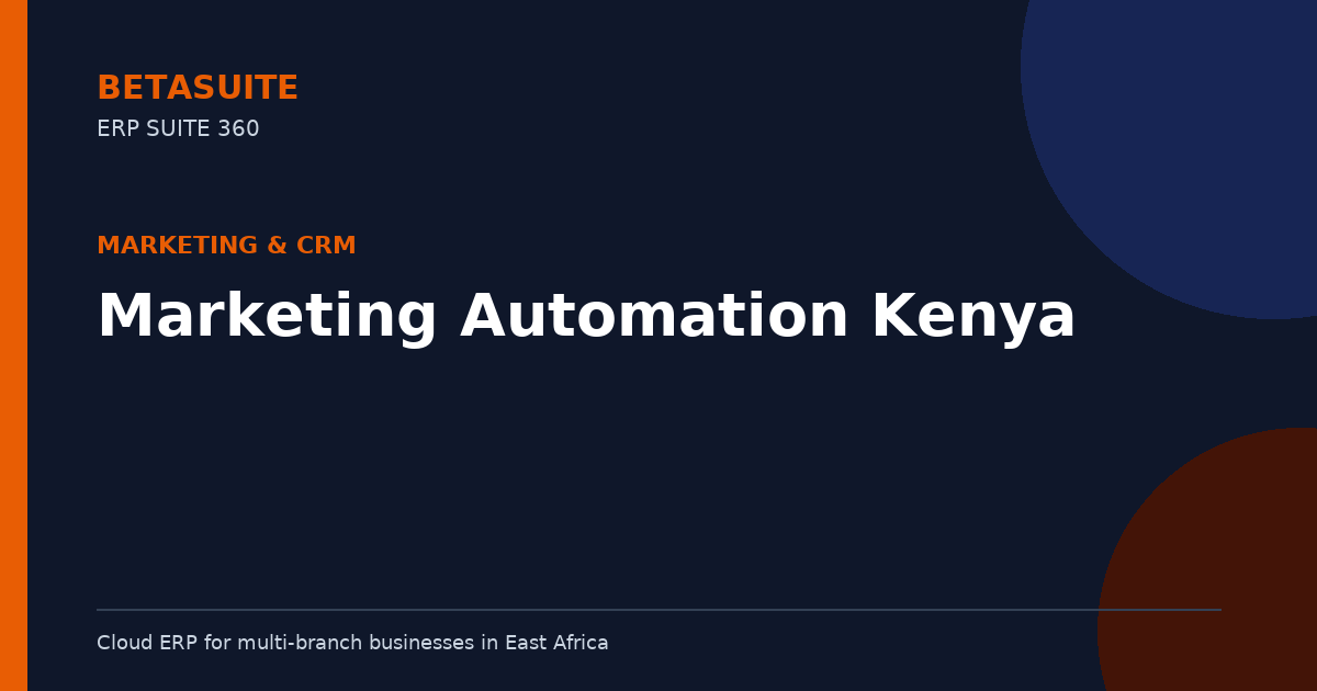 Marketing Automation Kenya