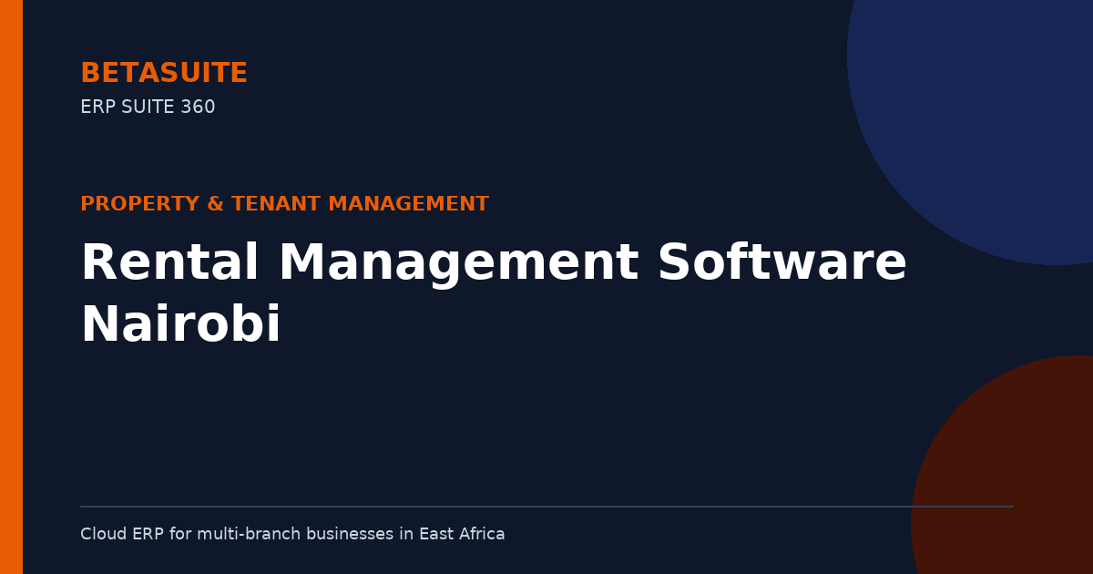 Rental Management Software Nairobi