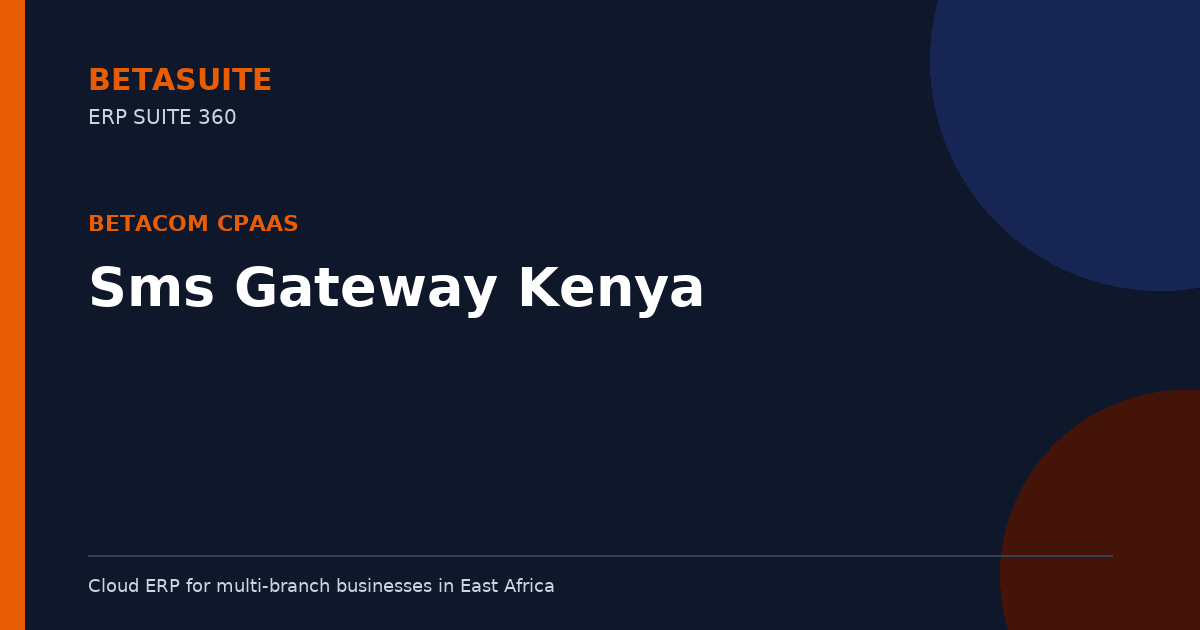 Sms Gateway Kenya