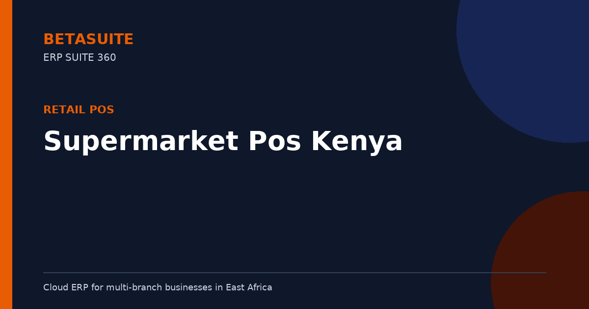 Supermarket Pos Kenya